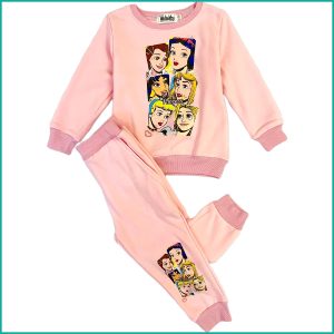All Princess Winter Girls Training Suit - Pink