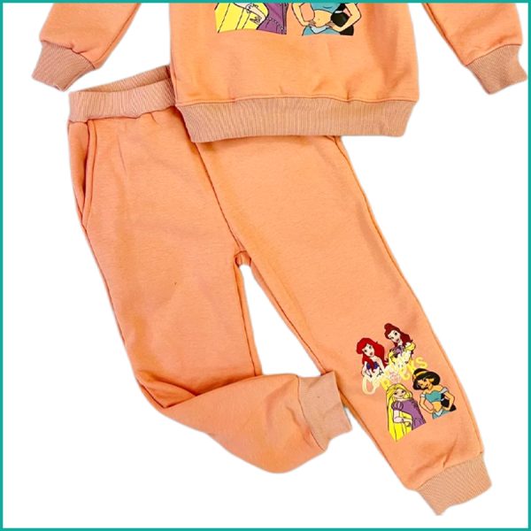 Princess Courage Winter Girls Training Suit - Orange - Image 3