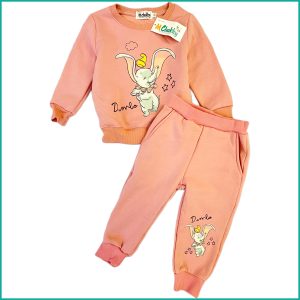 Disney Dumbo Winter Girls Training Suit - Pink