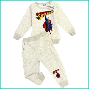 Superman Winter Boys Training Suit - White