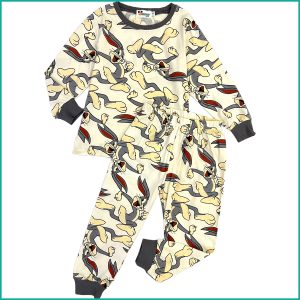 Bugs Bunny Kids Full Sleeves Pajama Set - White