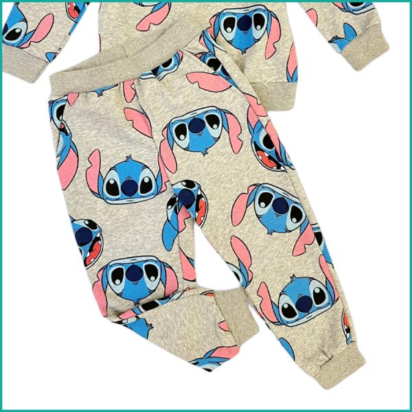 Happy Stitch Winter Girls Training Suit - Grey - Image 3