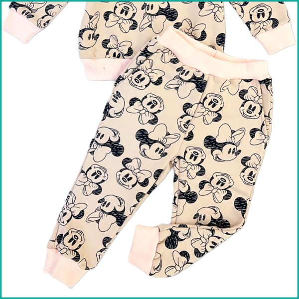 Minnie Sketch Winter Girls Training Suit - Grey - Image 3