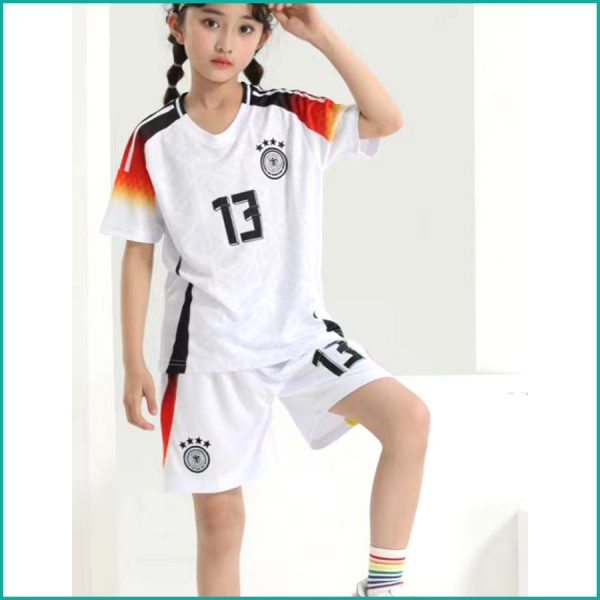 Müller Germany Kids Football Dress - White - Image 2