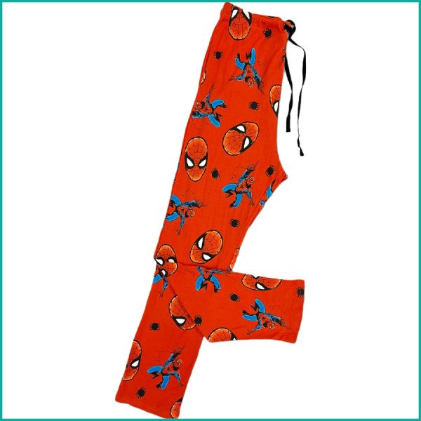 Spiderman Mask Men's Cotton Pant - Red