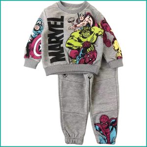 Marvel Hero Boys Winter Training Suit - Grey