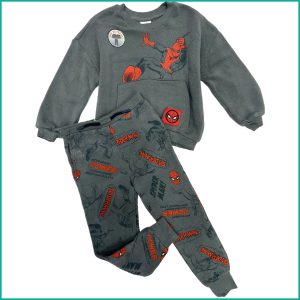 Spiderman Boys Winter Training Suit - Black