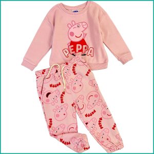 Peppa Pig Girls Winter Training Suit - Pink