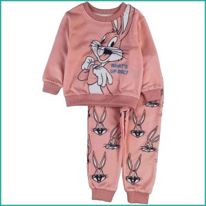 Bugs Bunny Girls Winter Training Suit - Pink