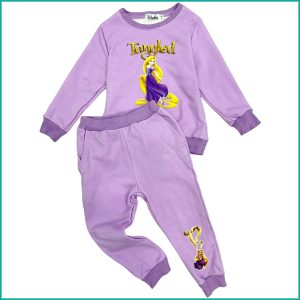 Tangled Girls Winter Training Suit - Purple