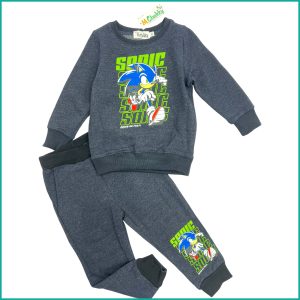 Sonic Run Boys Winter Training Suit - Dark Grey