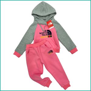 Gucci Girls Winter Training Suit - Pink Grey