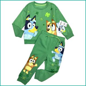 Bluey Boys Winter Training Suit - Green