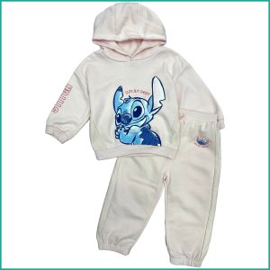 Stitch Winter Infant Girls Training Suit - Light Pink
