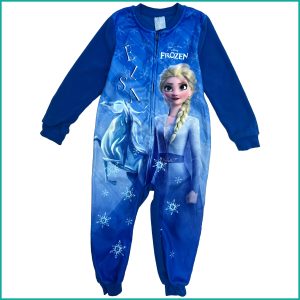 Disney Frozen Girls Winter Overall - Blue