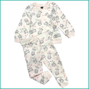 Love Kitty Winter Infant Girls Training Suit - Cream