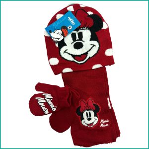 Minnie Mouse Cap Set - Red