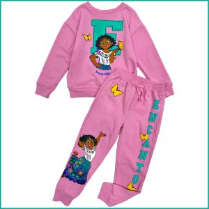 Encanto Girls Winter Training Suit - Pink