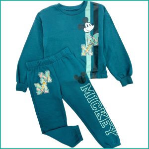 Mickey MM Boys Winter Training Suit - Sea Green