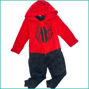 Spider Kids Winter Overall - Red Black