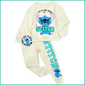 Stitch World Girls Winter Training Suit - White