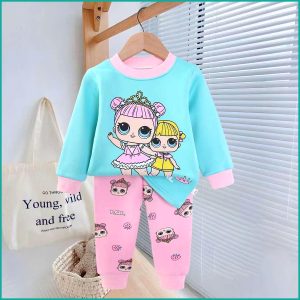 LOL Kids Winter Pajama Set - Blue Pink