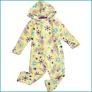 Frozen Princess Kids Winter Overall - Yellow