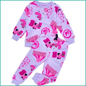Barbie Love Girls Winter Training Suit - Purple