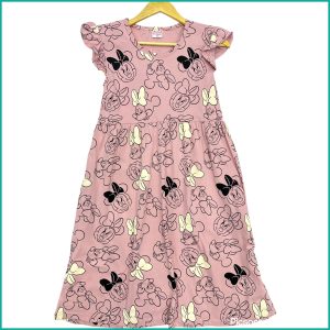 Minnie Mouse Ladies Dress Japanese - Magenta Pink