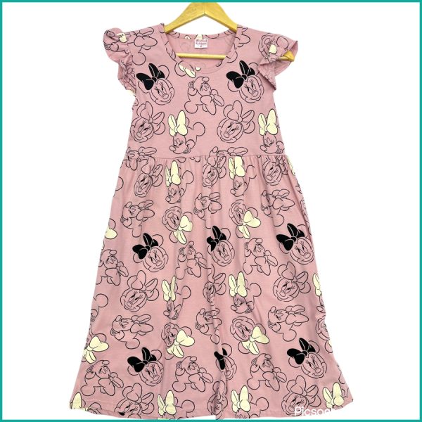 Minnie Mouse Ladies Dress Japanese - Magenta Pink