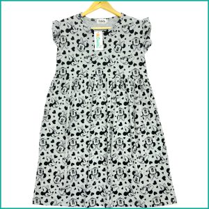 Happy Minnie Ladies Dress Japanese - Grey