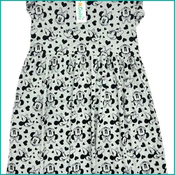 Happy Minnie Ladies Dress Japanese - Grey - Image 2