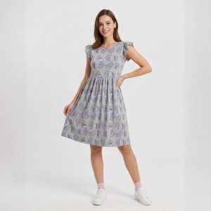 Cute Minnie Ladies Dress Japanese - Grey