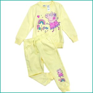 Peppa Pig Girls Winter Training Suit - Yellow