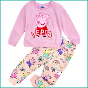 Peppa Pig Girls Winter Training Suit - Pink