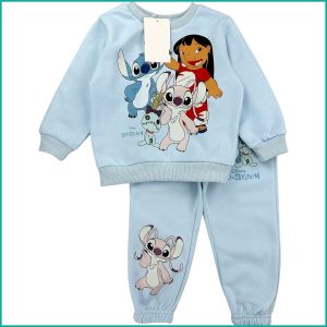 Lilo Stitch Girls Winter Training Suit - Sky Blue