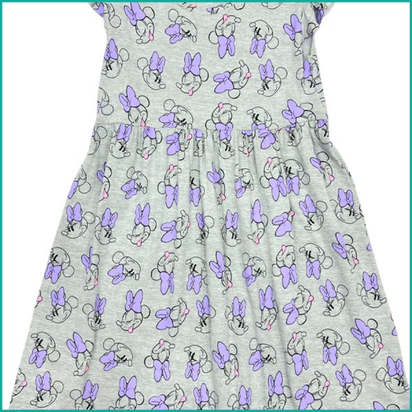 Cute Minnie Ladies Dress Japanese - Grey - Image 2