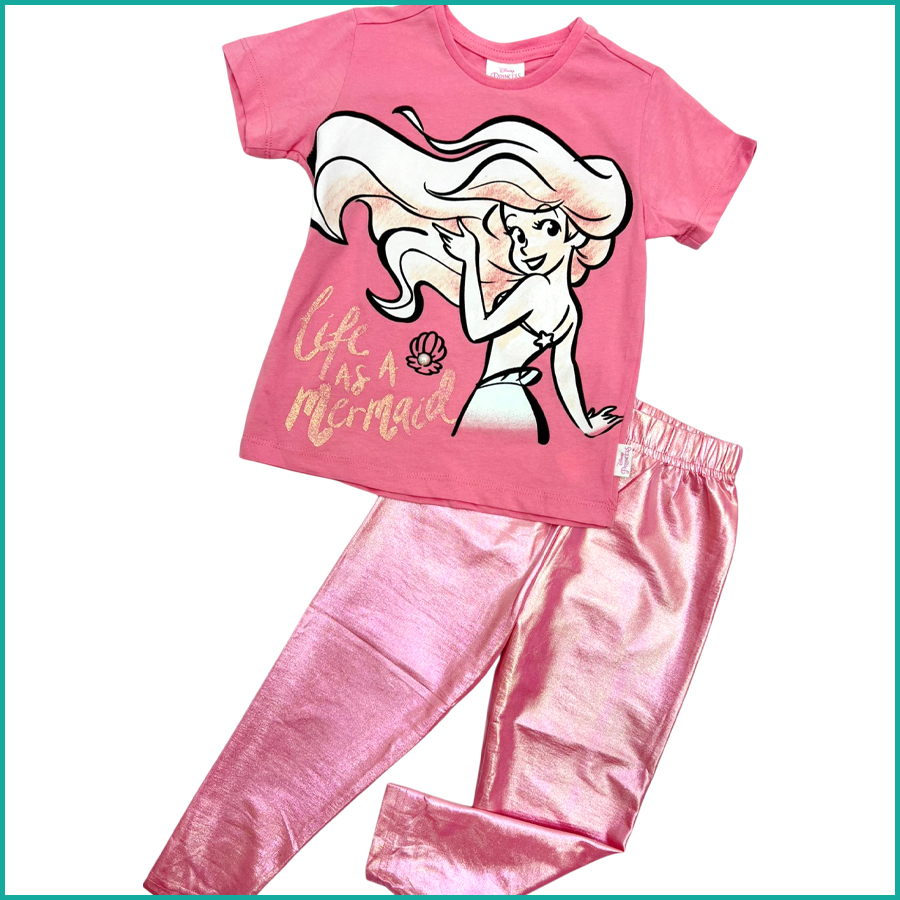 Nautinati Girls Pink White T-Shirt With Trousers main image 0