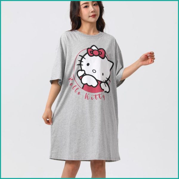 Hello Kitty Ladies Dress - Grey - Image 2