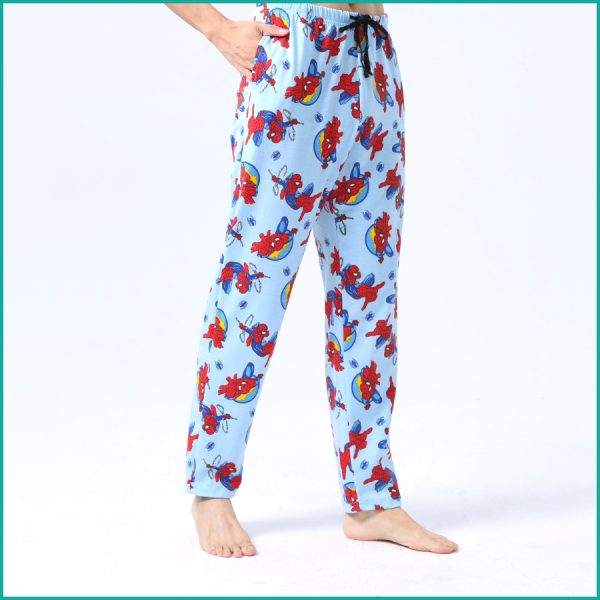 Fly Spiderman Men's Cotton Pant - Blue