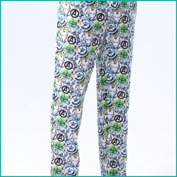 Avengers Men's Cotton Pant - White - Image 2
