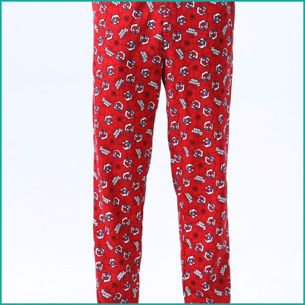 Spiderman Men's Cotton Pant - Red - Image 2