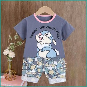 Where is Chocolate Girls Shorts Set - Grey