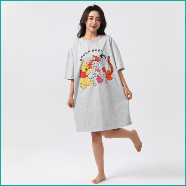 Group Hug Ladies Dress - Grey