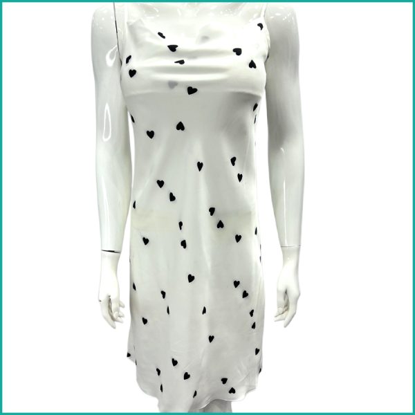 Love Ladies Satan Silk Halfer - White - Image 2