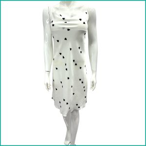 Love Ladies Satan Silk Halfer - White