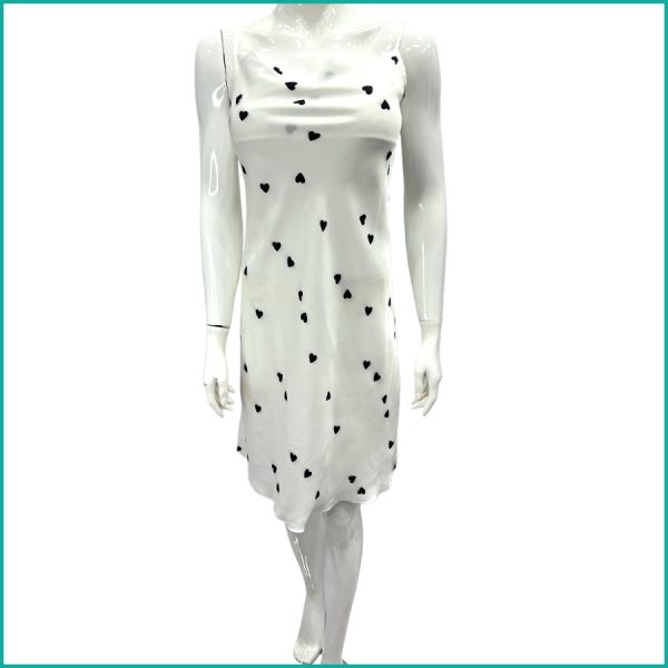 Love Ladies Satan Silk Halfer - White