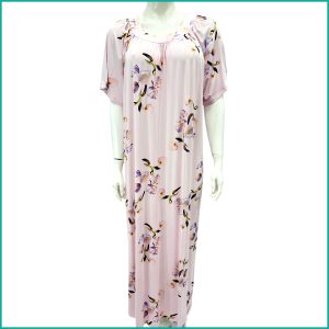 Tiny Flowers Ladies Dress - Light Pink