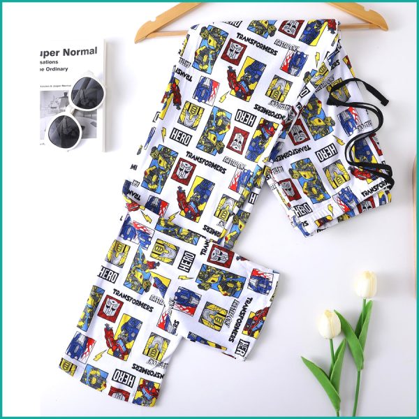 Transformers Men's Cotton Pant - White