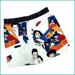 Playboy Men's Boxer - White